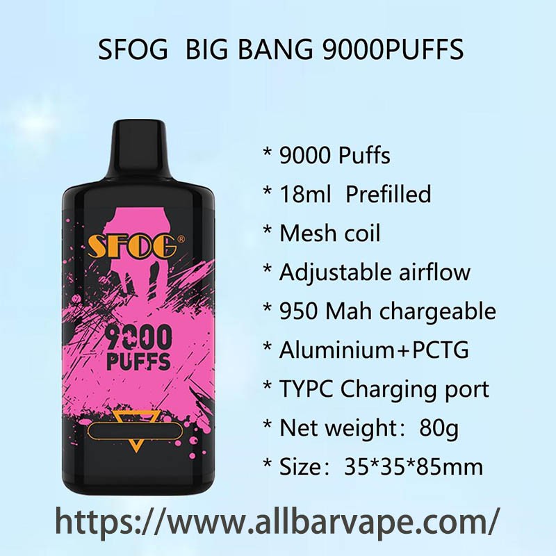 SFOG BIGBANG 9000 puffs SFOG BIGBANG 9000 puffs