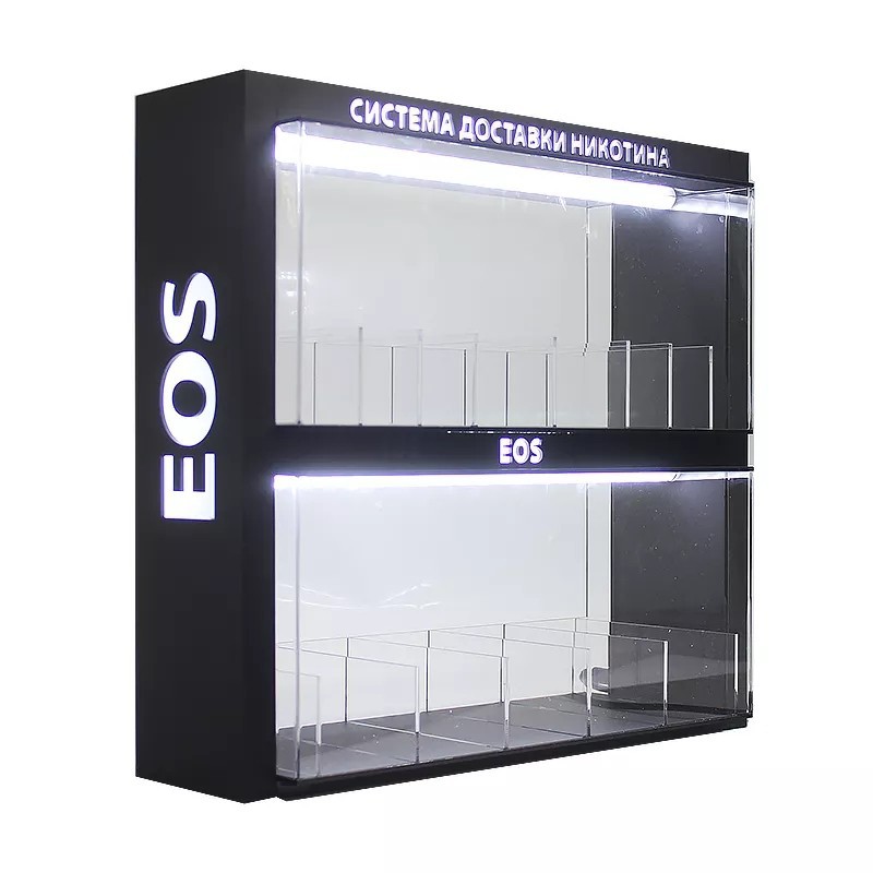 Two layer desktop display cabinet electronic cigarette display rack Two layer desktop display cabinet electronic cigarette display rack