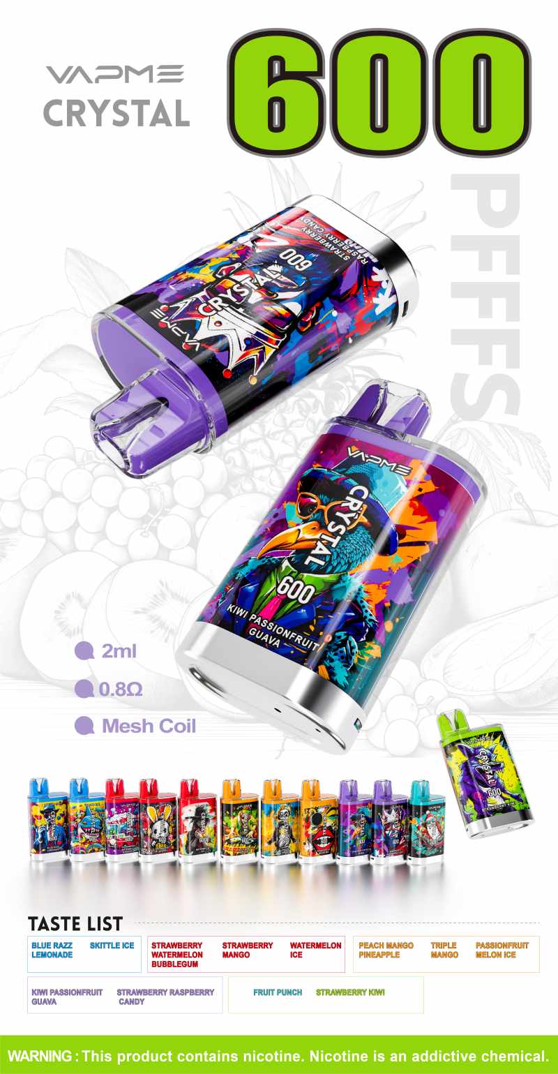 VAPME CRYSTAL 600puffs