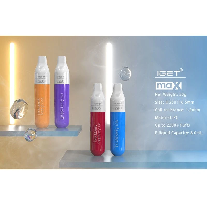 Iget Max 2300 Puff Vape Sekali Pakai