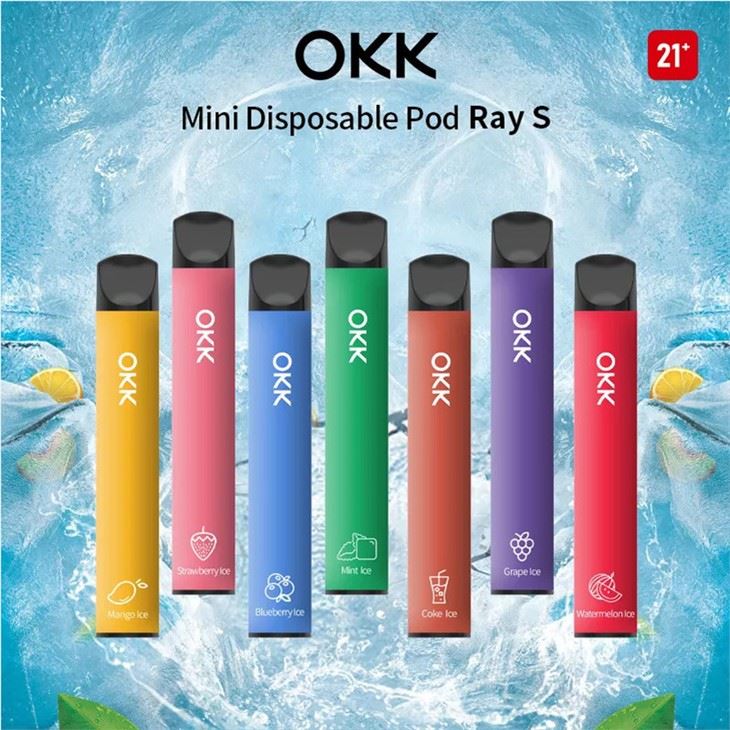 OKK RAYS Vape Rokok Elektronik Sekali Pakai