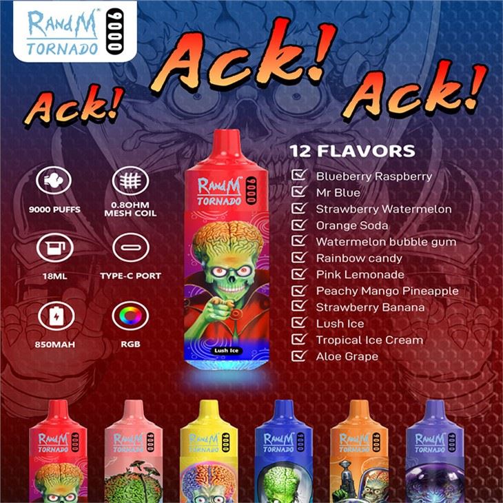Randm 9000 Tornado Sekali Pakai Vape