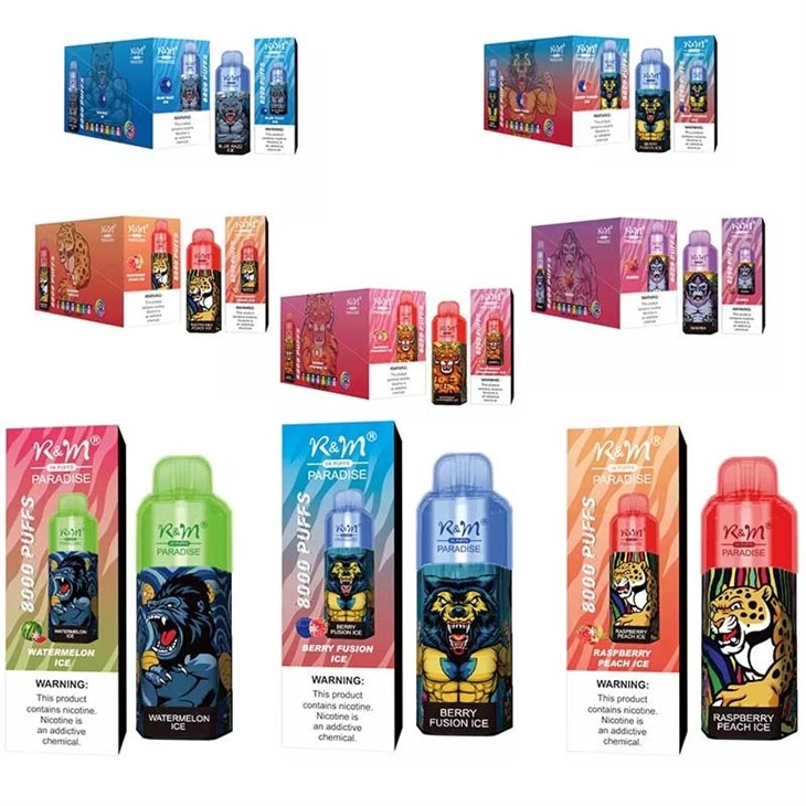 R&M PARADISE vape 8000 ps