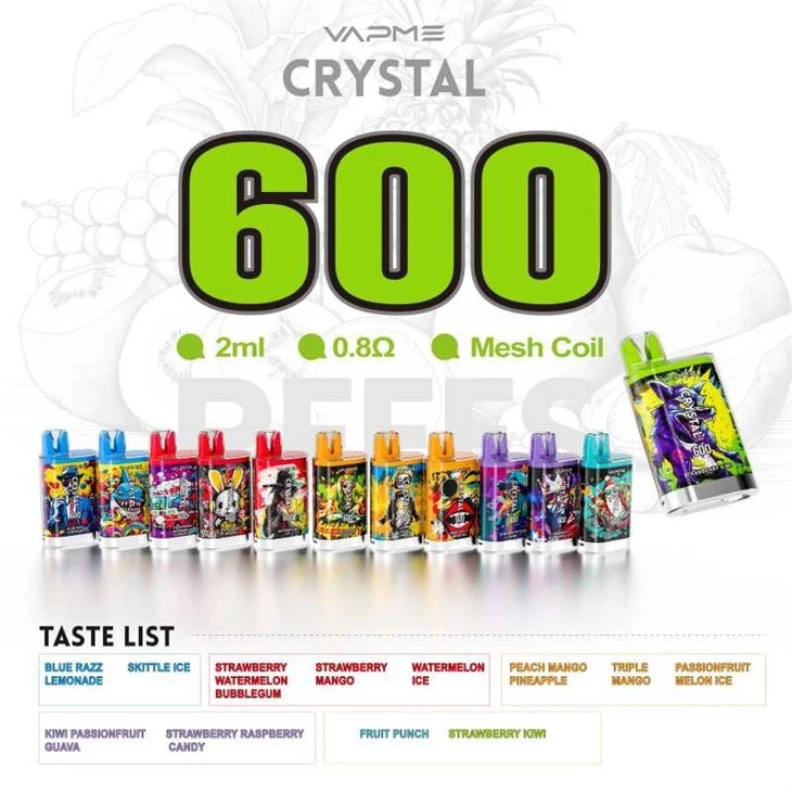 VAPME CRYSTAL 600 taste
