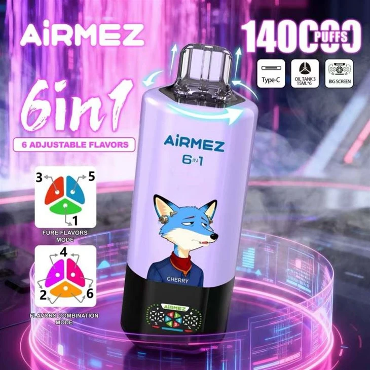 Airmez 6 inci1 140K Puffs Vape