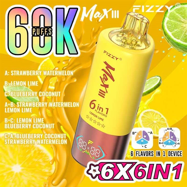 Fizzy Max III 60000 Triple Flavour