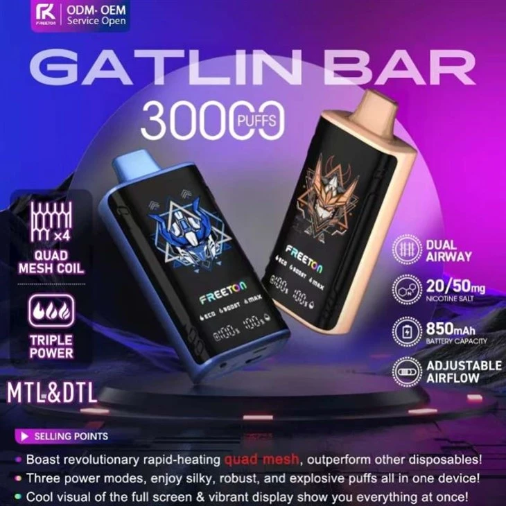 BAR GATLIN 30000 di Freeton