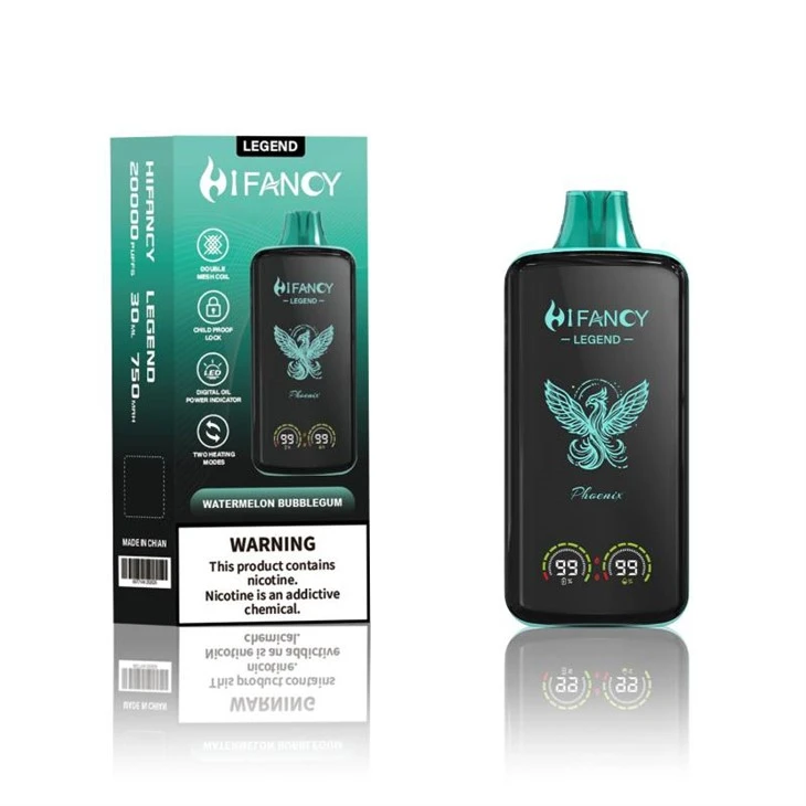 HIFANCY LEGENT 20000 Tampilan Layar Penuh Vape