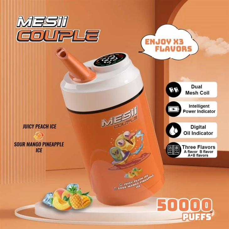 Mesii Pasangan 50000 Puffs Double Flavour Twins