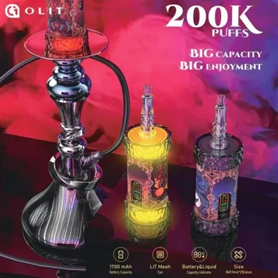 OLIT Hookalit Mega 200K: Sistem Keluaran Stabil Untuk Hookah Elektronik Berkapasitas Sangat-besar