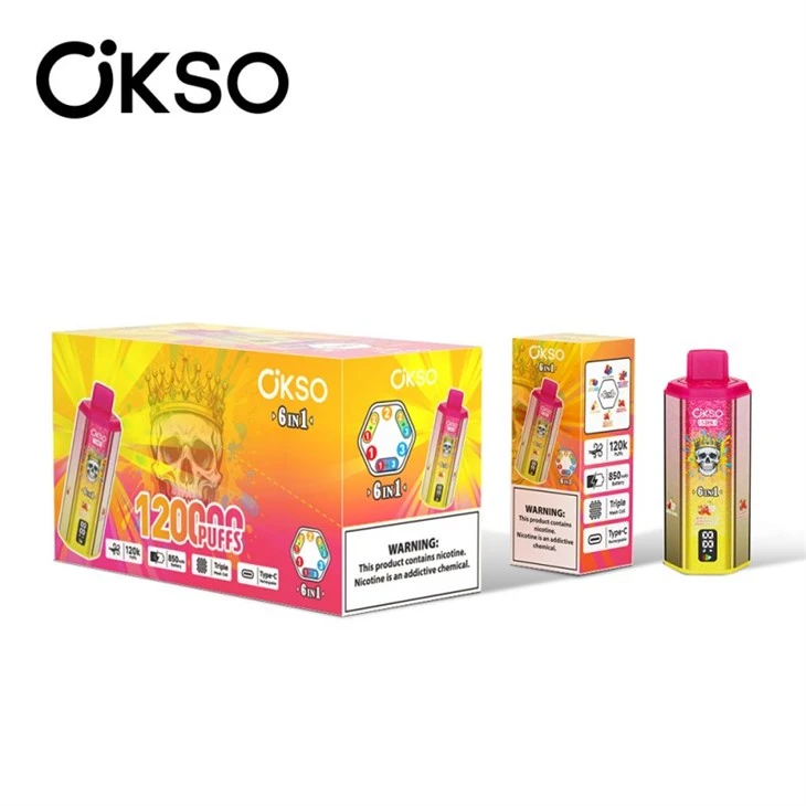 OKSO 6 inci1 120K Puffs Vape