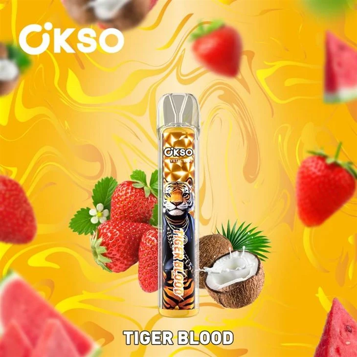 Okso crystal bar 800 puffs vape