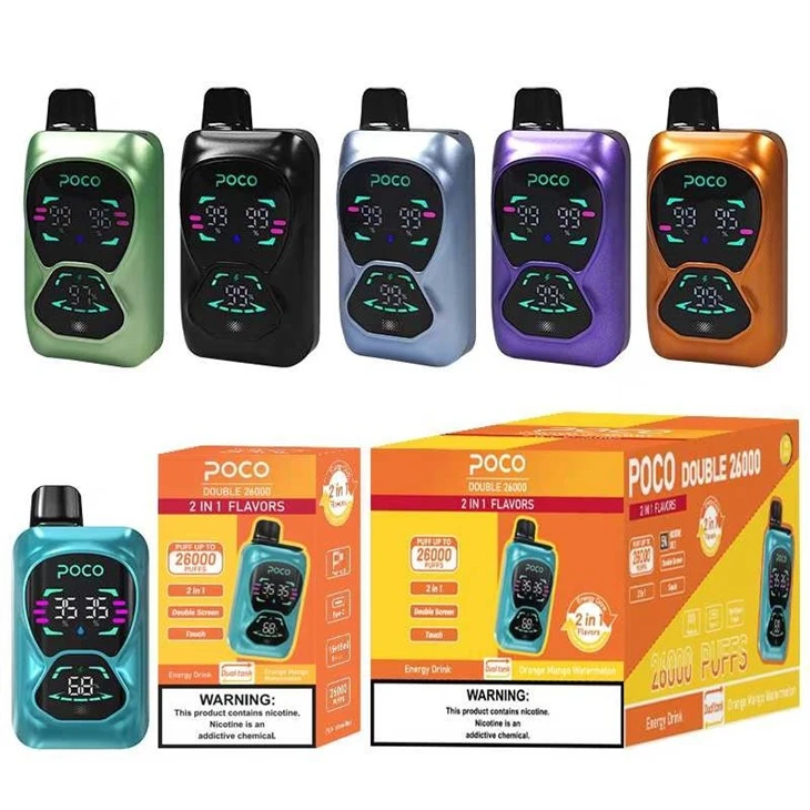 2-in-1-Double-Flavors-Poco-Vape-dB26000-26000-Large-Puffs-EU-Warehouse-Full-Screen-E-Cigarette-Dual-Mesh-Coils-Disposable-Vape-Vaper