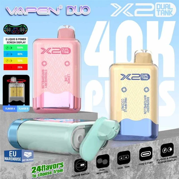 Vapen Duo 40000 Puffs Double Taste Twins