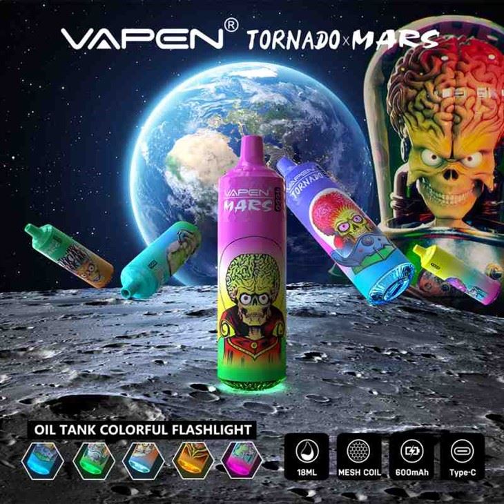VAPEN TORNADO MARS 9000 Vape Sekali Pakai