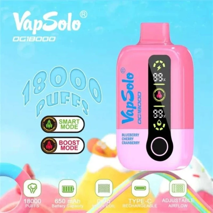 Vapsolo DG 18000 Puffs