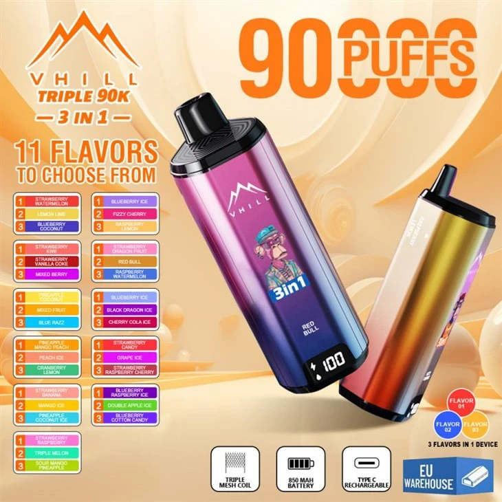 Vhill Tiga Kali Lipat 90000 Puff